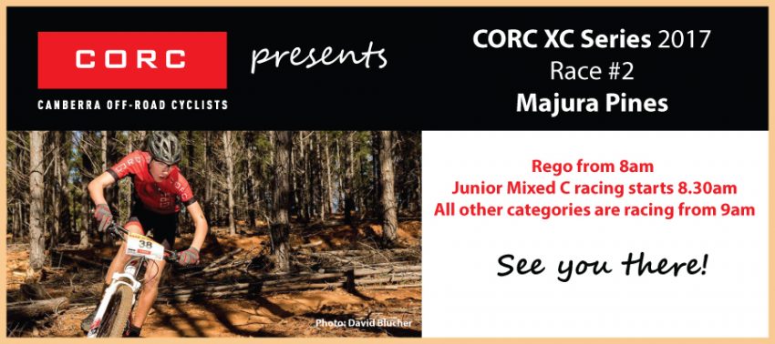 CORC XC race #2 returns to Majura - CORC: Canberra Off-Road Cyclists CORC XC Series 2017
