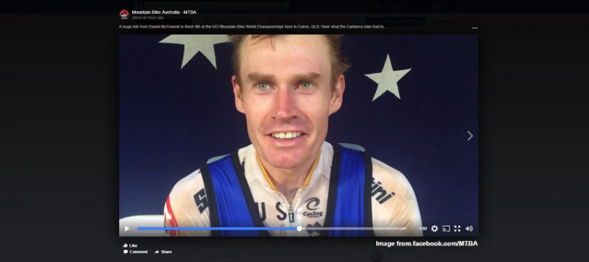 Strong performance by Dan McConnell in World Championships - CORC: Canberra Off-Road Cyclists dan