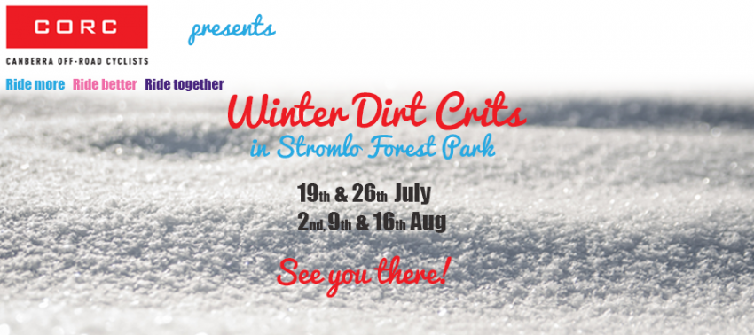 Winter Dirt Crits - CORC: Canberra Off-Road Cyclists CORC Winter Dirt Crits Web