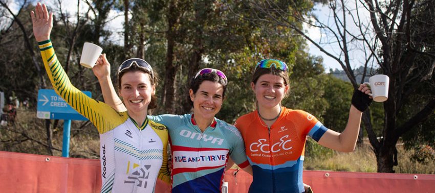 Make sure you enter Sunday's CX Race! - CORC: Canberra Off-Road Cyclists CX podium